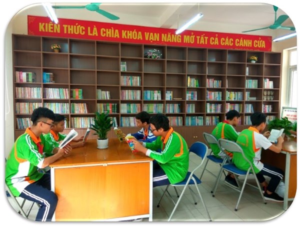 Thư viện trường THCS Thanh Liệt được công nhận thư viện xuất sắc năm học 2017-2018.