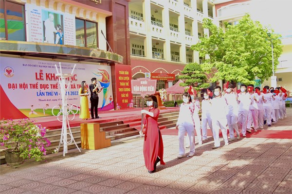 Một số hình ảnh đại hội Thể dục thể thao xã Thanh Liệt lần thứ VI năm 2022 được tổ chức tại trường THCS Thanh Liệt.