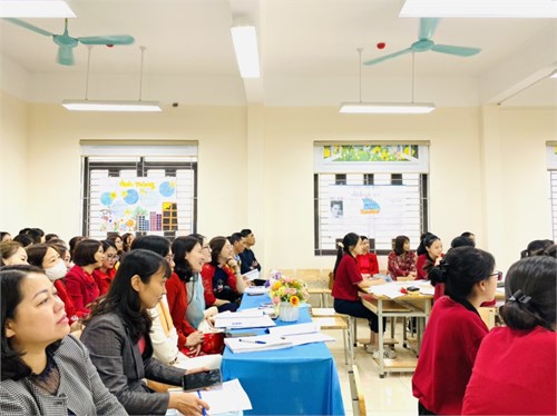 GV dạy Ngữ văn 9 trường THCS Ngọc Hồi tham dự chuyên đề ôn thi vào 10 tại trường Tiểu học Tam Hiệp